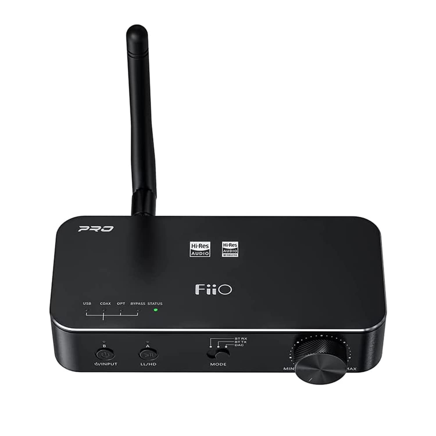 FiiO BTA30PRO Receptor Bluetooth Transmisor portátil Estéreo Inalámbrico Alta resolución aptX/LDAC DSD256 Óptico/Coaxial/Salida de línea para PC/TV/Altavoz/Audio doméstico