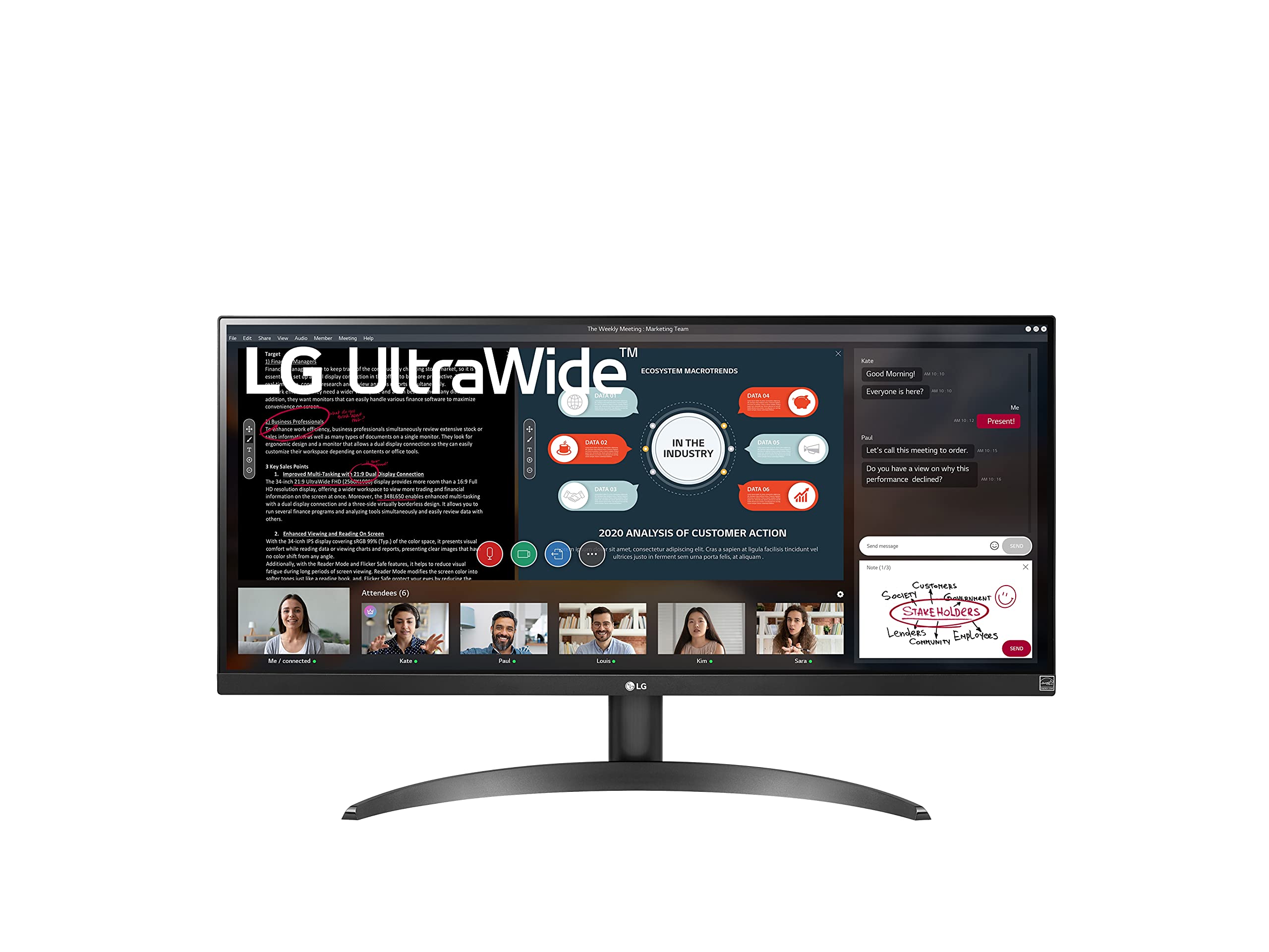 LG 29 Monitor UltraWide Full HD HDR con FreeSync