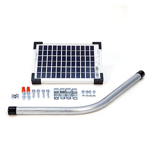Mighty Mule Kit de panel solar de 5 vatios (FM121) para abrepuertas automáticos