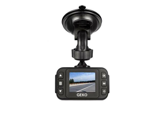 GEKO E1008G E100 Full HD 1080P Dash Cam - Grabadora de video con cámara para tablero de instrumentos DVR para automóvil con visión nocturna