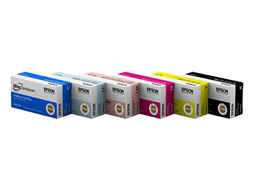 Epson Juego de cartuchos de tinta DiscProducer PP-100 de 6 colores en empaque minorista