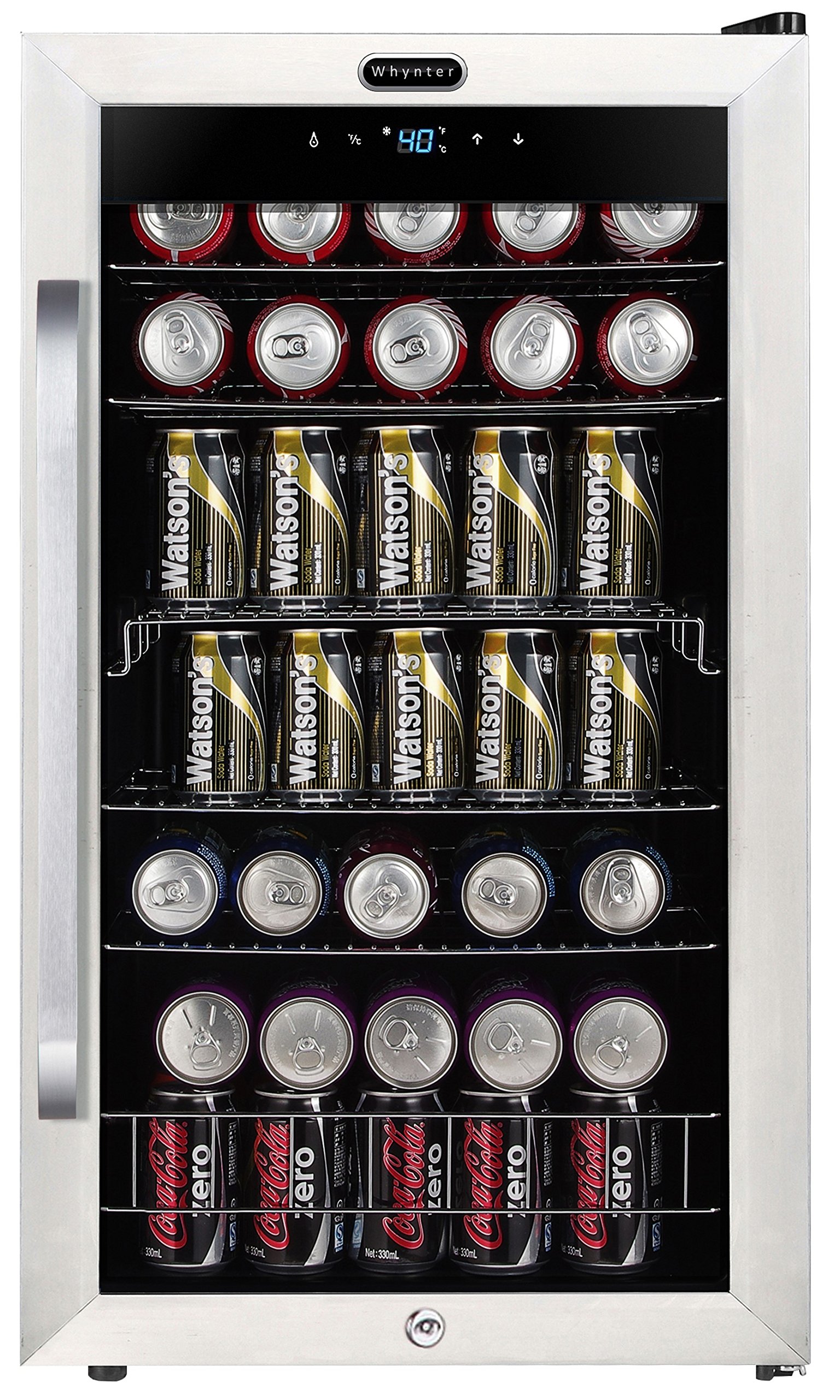 Whynter Refrigerador de bebidas con ventilador interno