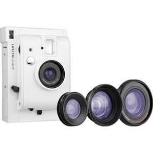 Lomography Lomo'Instant White + 3 lentes - Cámara de película instantánea