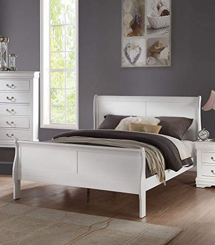 Acme Furniture Cama Queen Louis Philippe ACME - - Blanc...