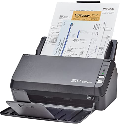FUJITSU SP-1130Ne Escáner de documentos dúplex en color fácil de usar con alimentador automático de documentos (ADF) y controlador Twain