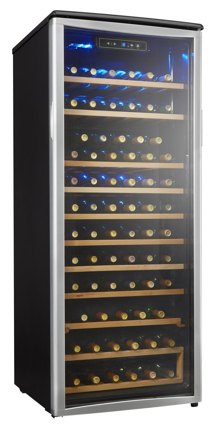 Danby Enfriador de vino independiente de diseñador para 75 botellas