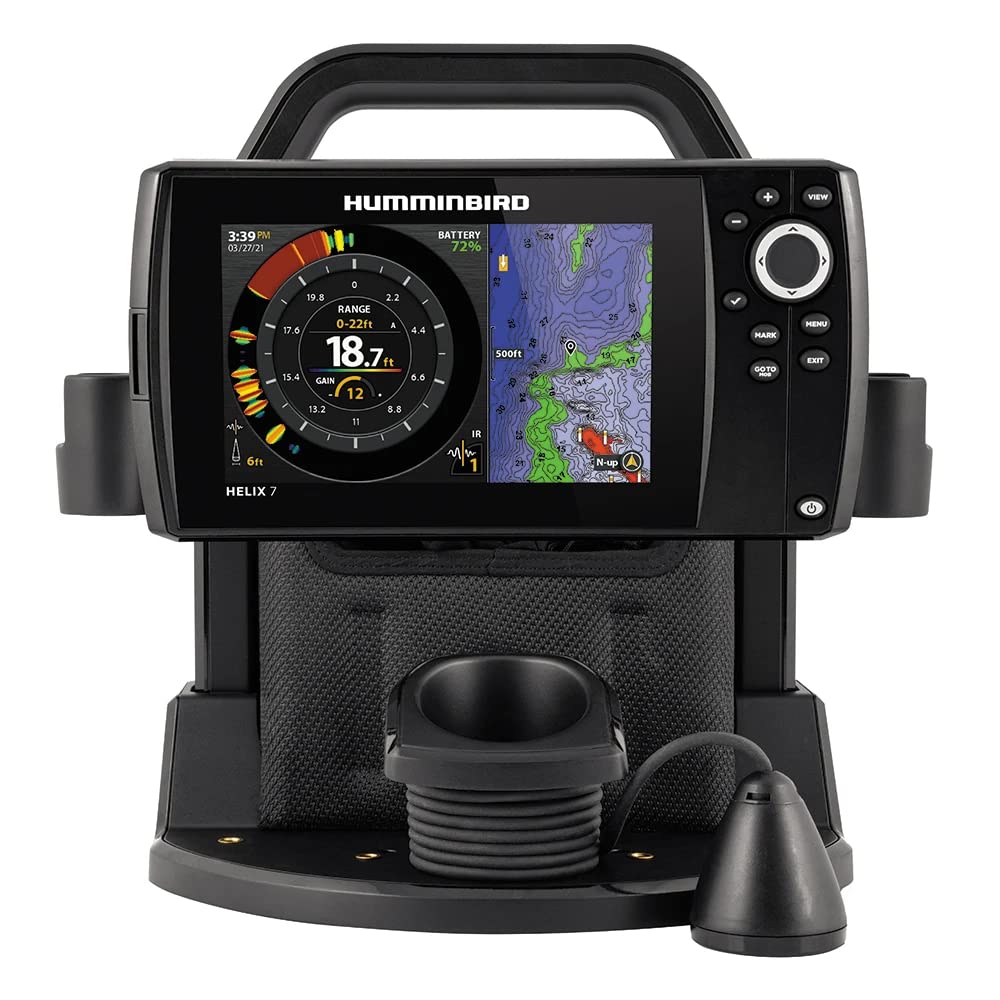 Humminbird 411760-1 ICE Helix 7 Chirp GPS G4 Buscador de peces para todas las estaciones