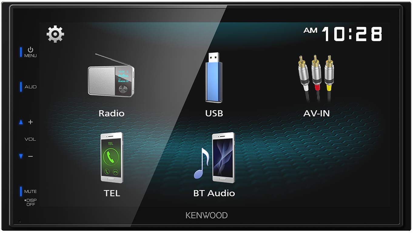 KENWOOD DMX125 / DMX125BT / DMX125BT 6.8 Receptor multimedia digital con Bluetooth