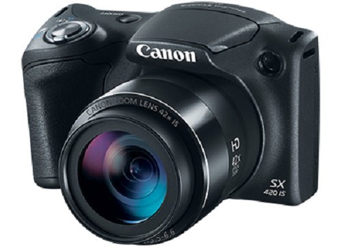 Canon PowerShot SX420 IS (negro) con zoom óptico de 42x y Wi-Fi integrado