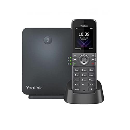 Yealink Paquete de teléfono IP DECT W73P W73H con base W70