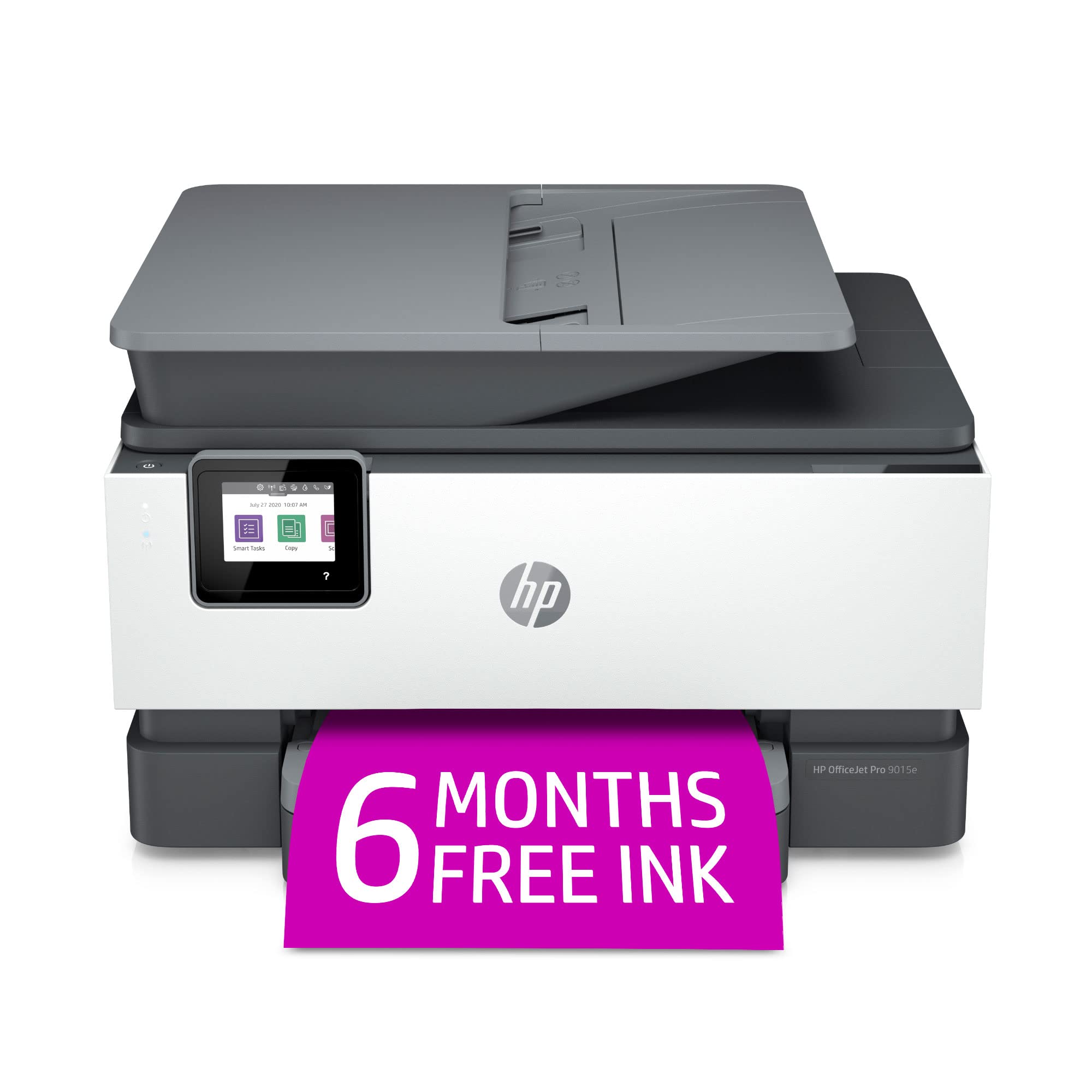 HP Impresora multifunción en color inalámbrica OfficeJet Pro 9015e con 6 meses adicionales de tinta instantánea con + (1G5L3A)