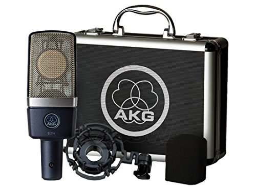 AKG Micrófono C214 para grabación de instrumentos acústicos en estudio y escenario