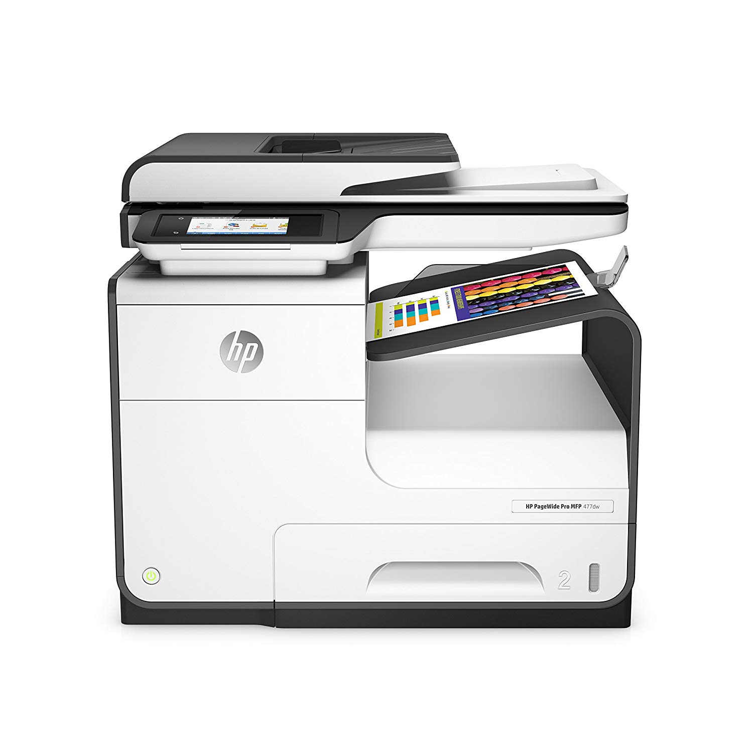 HP Impresora empresarial multifunción en color PageWide Pro 477dw con impresión inalámbrica y dúplex a doble cara (D3Q20A)
