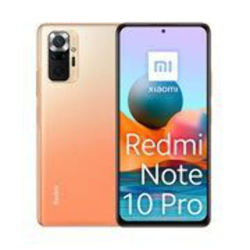 Xiaomi Redmi Note 10 Pro Dual 128GB 6GB RAM Desbloqueado de fábrica (solo GSM | Sin CDMA - no compatible con Verizon/Sprint) Versión internacional - Bronce degradado