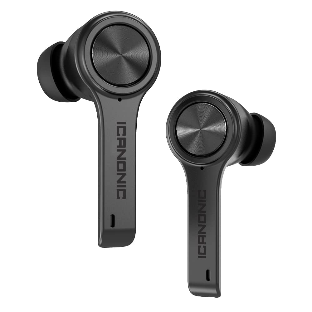  XClear Auriculares inalámbricos con sonidos inmersivos True 5.0 Bluetooth Auriculares internos con estuche de carga/Emparejamiento rápido de llamadas estéreo/Micrófonos incorporados/IPX5 a prueba...