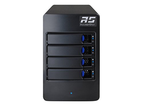 High Point Caja de almacenamiento Highpoint RocketStor 6114V 4-Bay Raid 5 USB 3.1 Gen 2