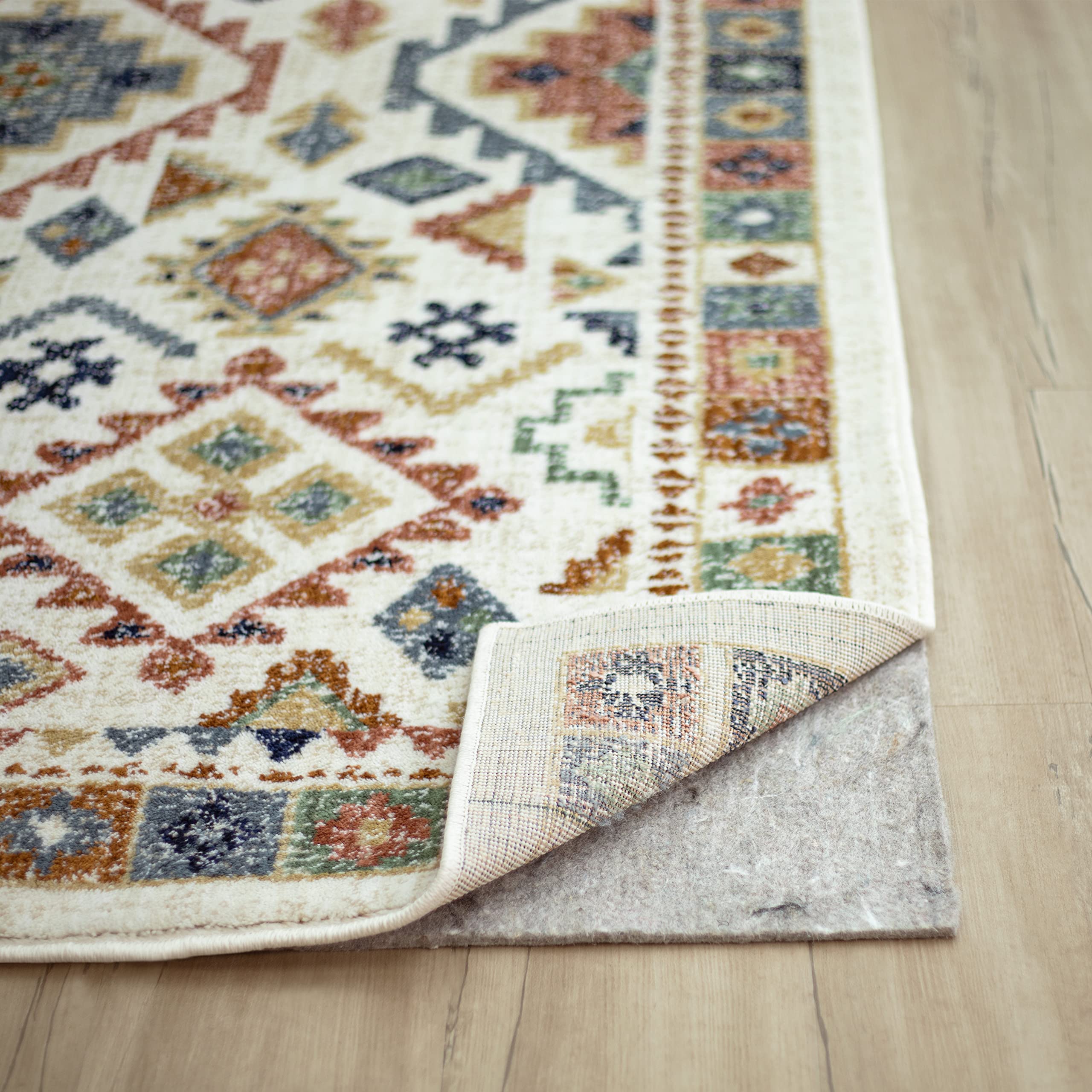Mohawk Home Almohadilla para alfombra de fieltro gris ultrapremium para todas las superficies
