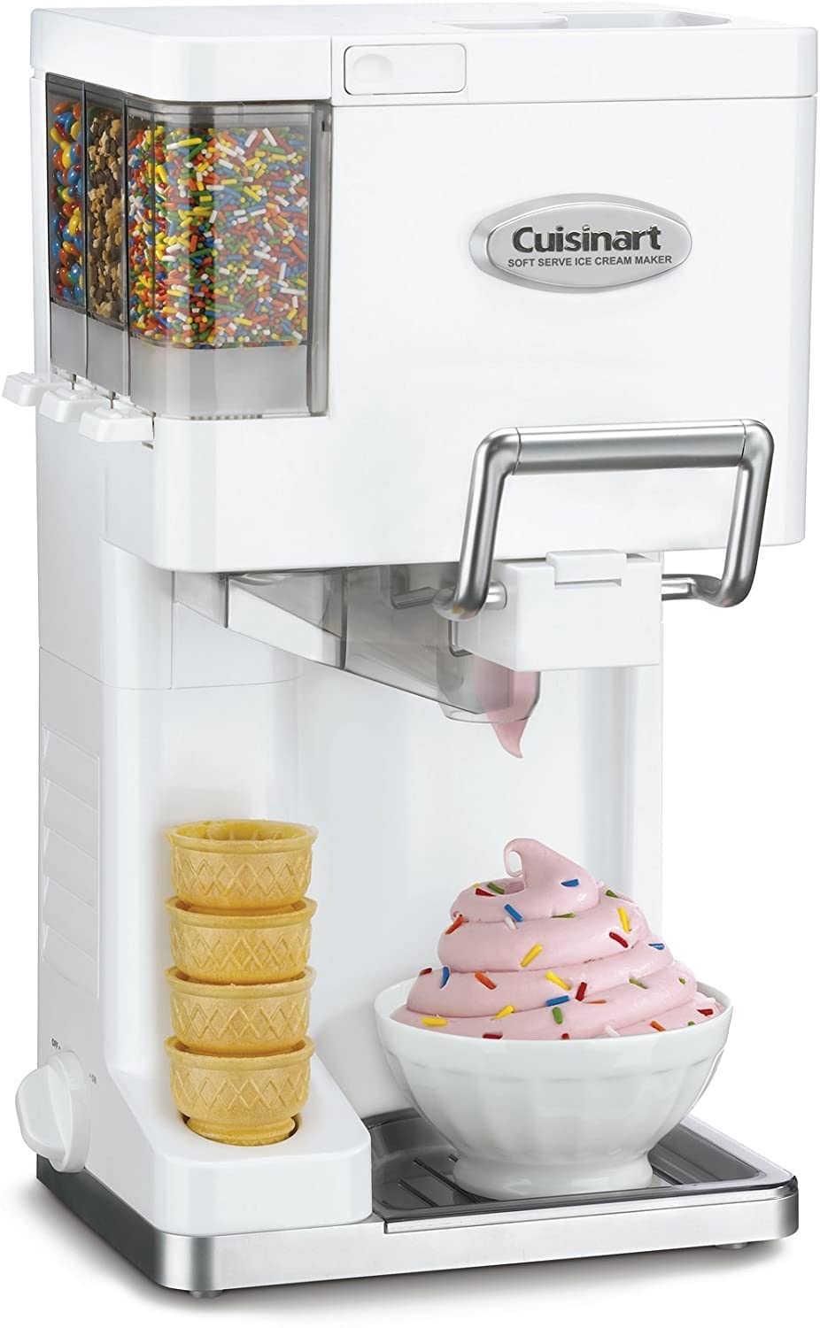 Cuisinart ICE-45 Máquina para hacer helados Mix It In Soft Serve de 1-1/2 cuartos