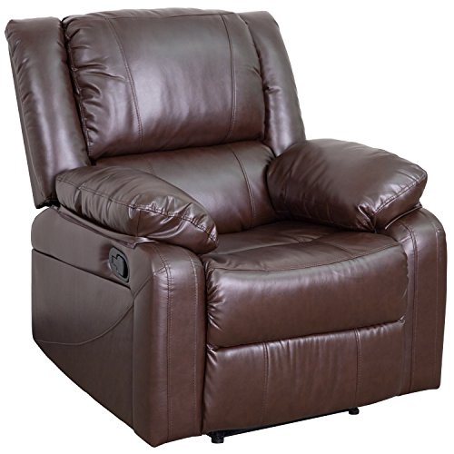 Flash Furniture BT-70597-1-BN-GG Sillón reclinable de cuero marrón Harmony Series