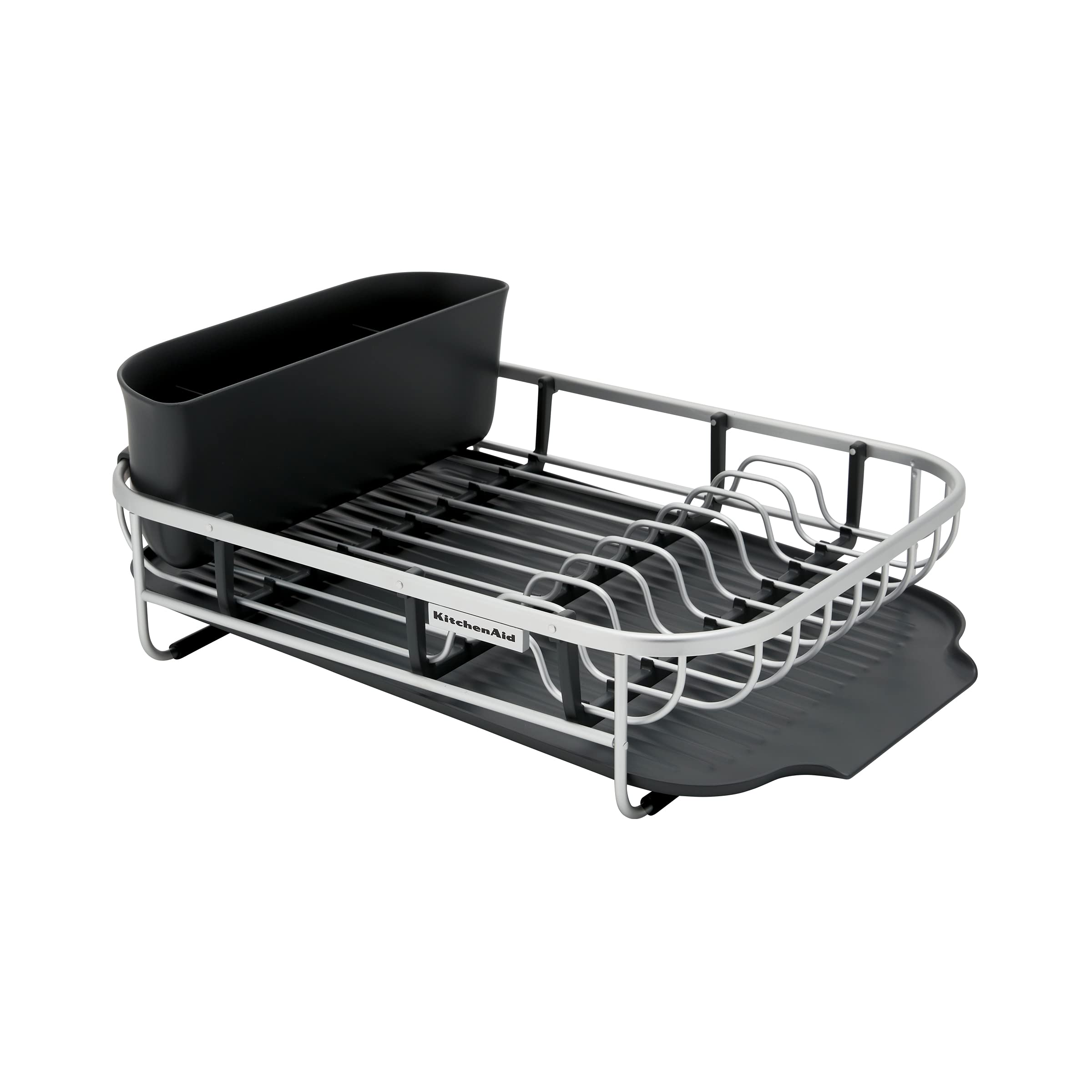 KitchenAid Escurreplatos compacto de acero inoxidable/acero al carbono/aluminio