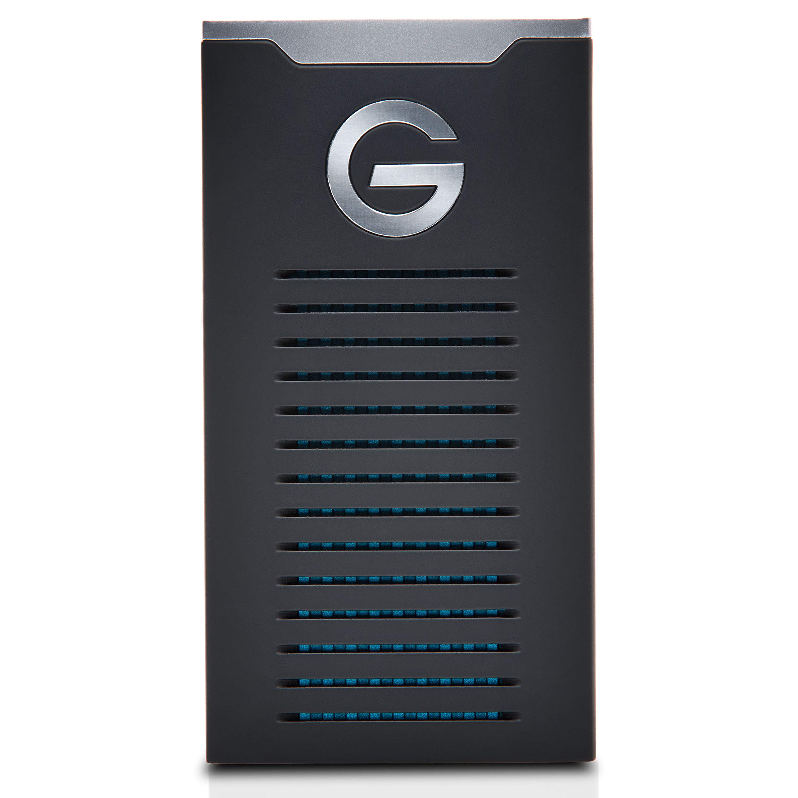 G-Technology Almacenamiento externo portátil duradero SSD móvil G-DRIVE de 2 TB - USB-C (USB 3.1 Gen 2) - 0G06054