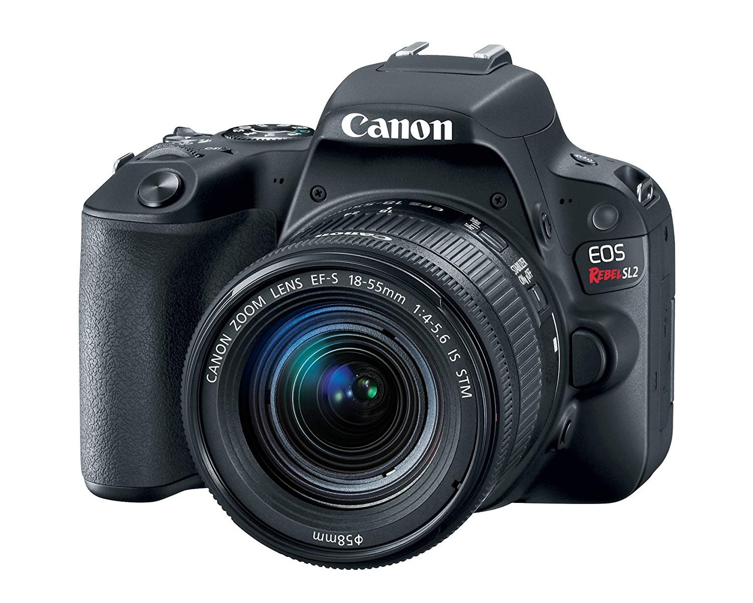 Canon Cámara EOS Rebel SL2 DSLR con lente EF-S 18-55 mm...