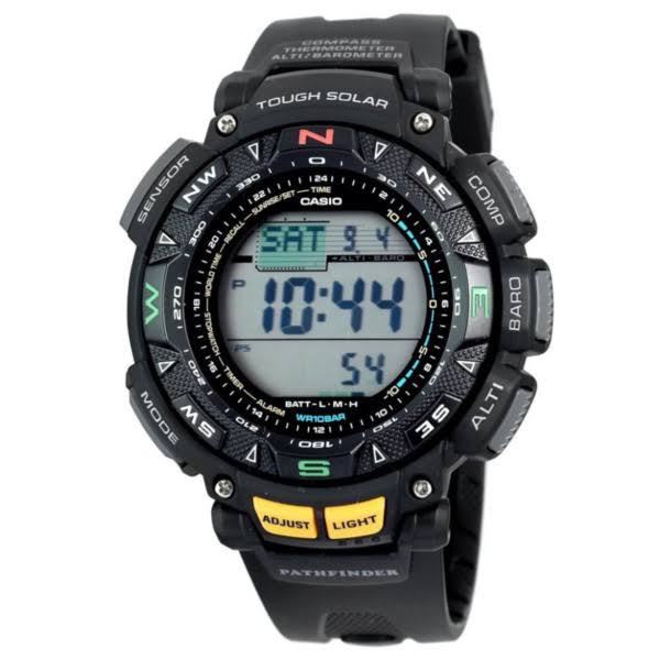Casio Reloj deportivo multifunción con sensor triple PAG240-1CR Pathfinder para hombre