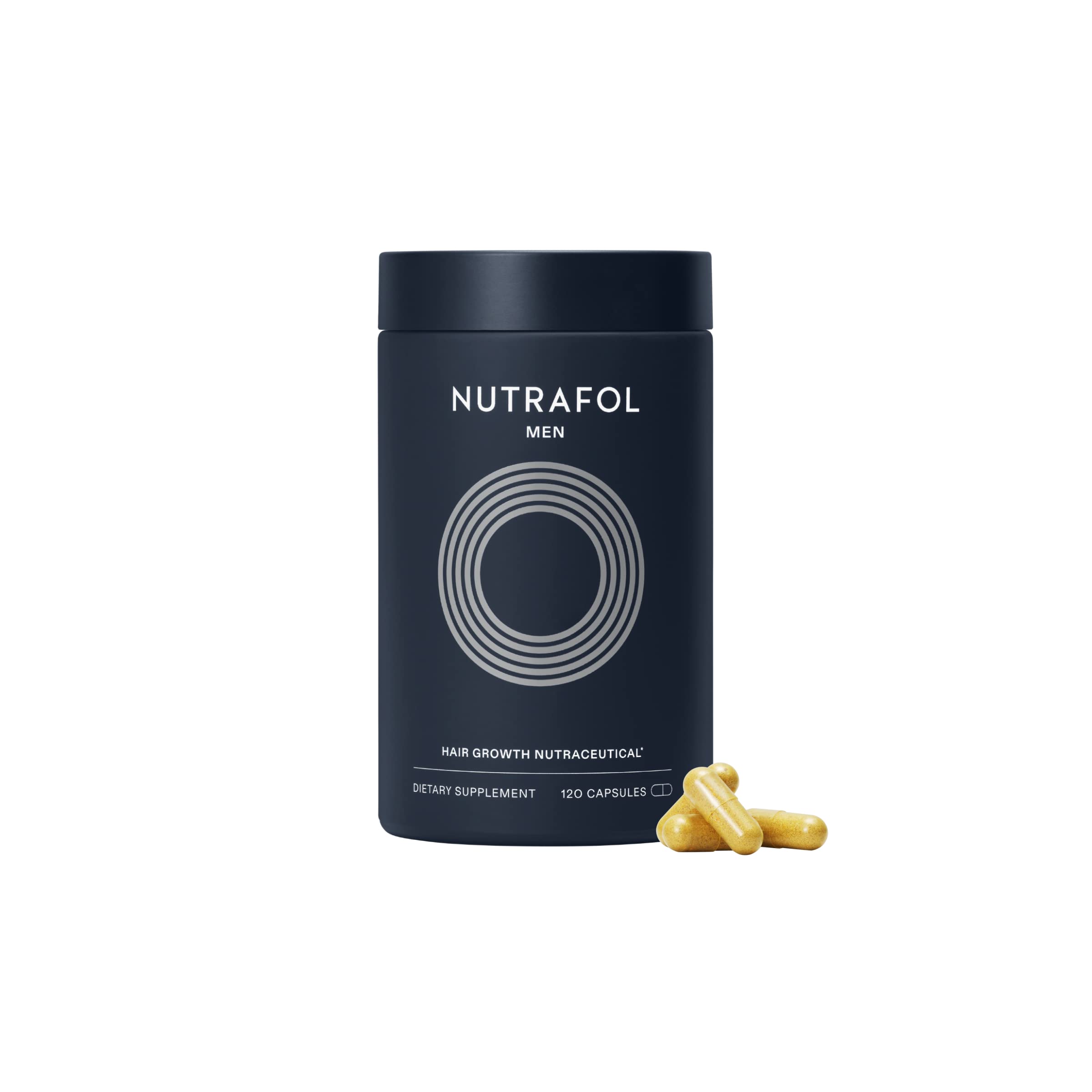  Nutrafol Suplemento para el crecimiento del cabello para hombres | Clínicamente eficaz para cabello visiblemente más grueso y fuerte con más cobertura del cuero cabelludo | Recomendado por dermat...