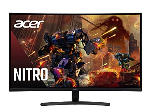  Acer Nitro ED323QU Pbmiippx 31.5' WQHD 2560 x 1440 VA 1500R Monitor curvo para juegos | Premium de AMD FreeSync | Hasta 165 Hz | 1 ms (VRB) | PantallaHDR400 | DCI-P3 92% | 2 puertos de pantalla 1.2 y...