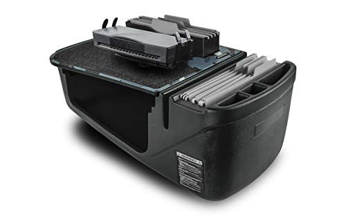 AutoExec AUE28008 Efficiency FileMaster Car Desk Acabado de camuflaje urbano con inversor de corriente integrado de 200 vatios y soporte para impresora