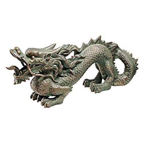 Design Toscano Dragón asiático de la estatua de la Gran Muralla