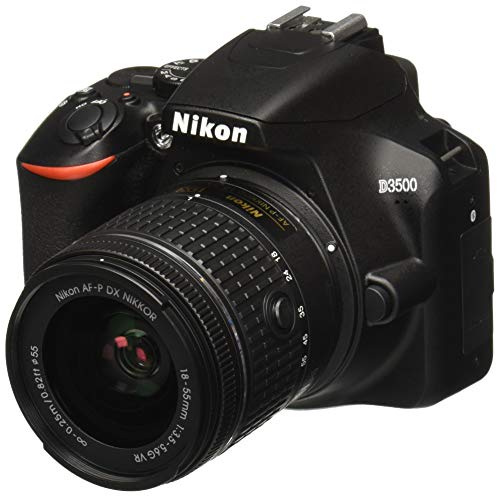 Nikon D3500 CON AF-P DX NIKKOR 18-55 mm f/3.5-5.6G VR Negro