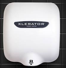 XLERATOR HAND DRYERS XLERATOR XL-W WHITE METAL 110/120V 1.1 BOQUILLA REDUCTORA DE RUIDO SECAMANOS CON CONTROL DE VELOCIDAD Y CALOR