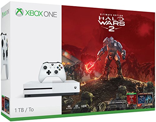 Microsoft Consola Xbox One S 1TB - Paquete Halo Wars 2
