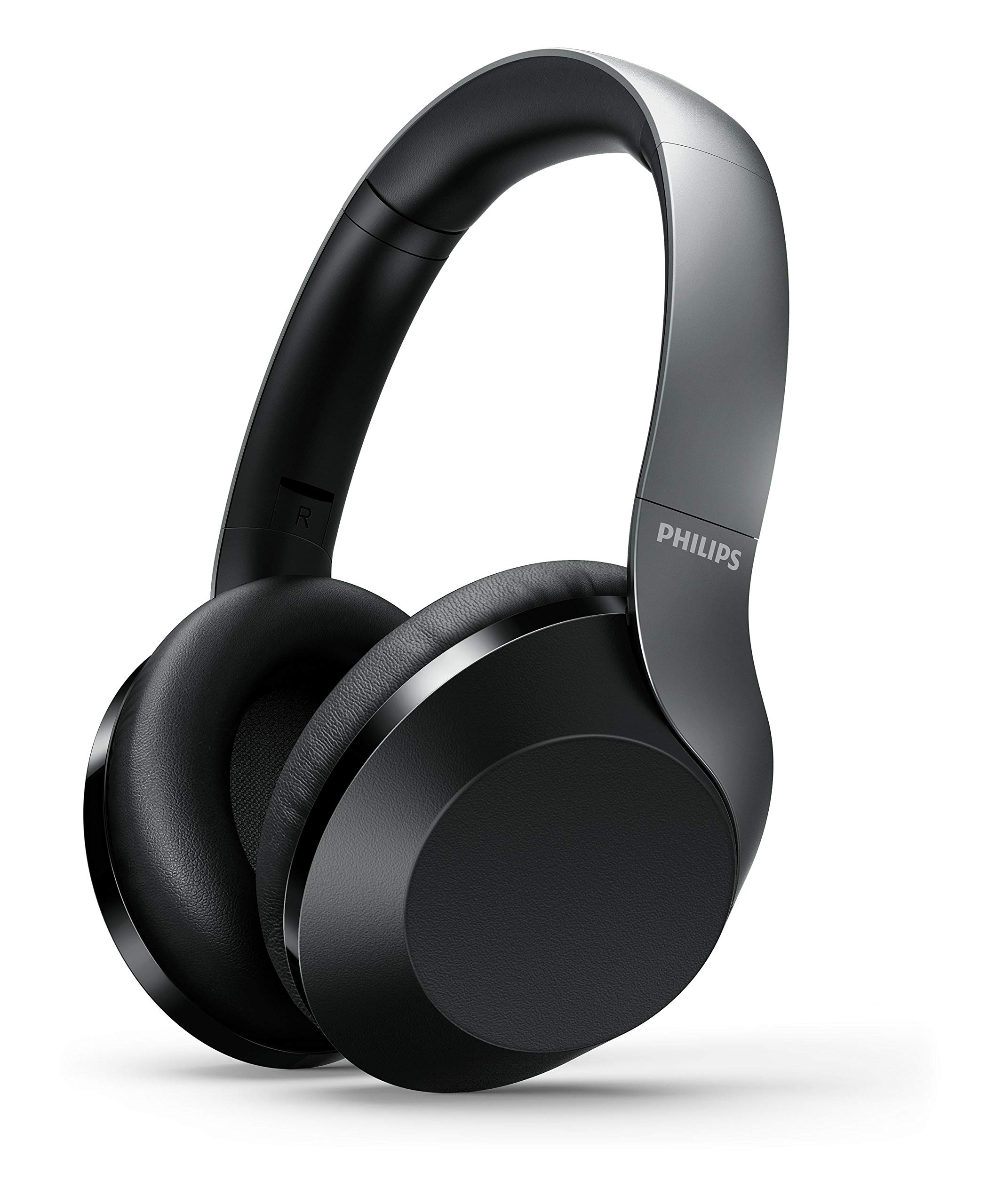 Philips Audio Performance TAPH805BK Bluetooth 5.0 Active Noise Cancelling Over-Ear Auriculares con Google Assistant (Negro)