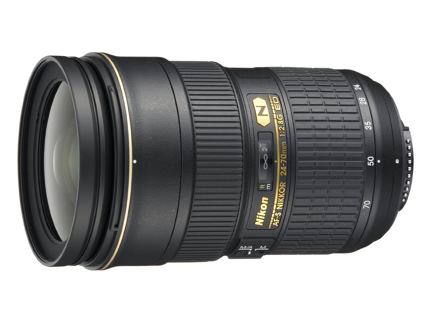 Nikon Objetivo zoom AF-S FX NIKKOR 24-70 mm f / 2.8G ED con enfoque automático para cámaras DSLR
