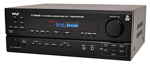 Pyle Wireless Bluetooth Power Amplifier System - 420W 5.1 Channel Home Theater Surround Sound Audio Stereo Receiver Box w+ ...