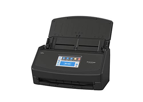 FUJITSU ScanSnap iX1500 Escáner de documentos dúplex a color con pantalla táctil para Mac y PC (modelo negro)