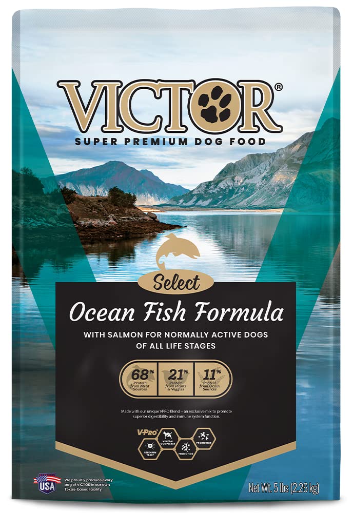 Victor Súper Premium Dog Food Select - Ocean Fish Formu...