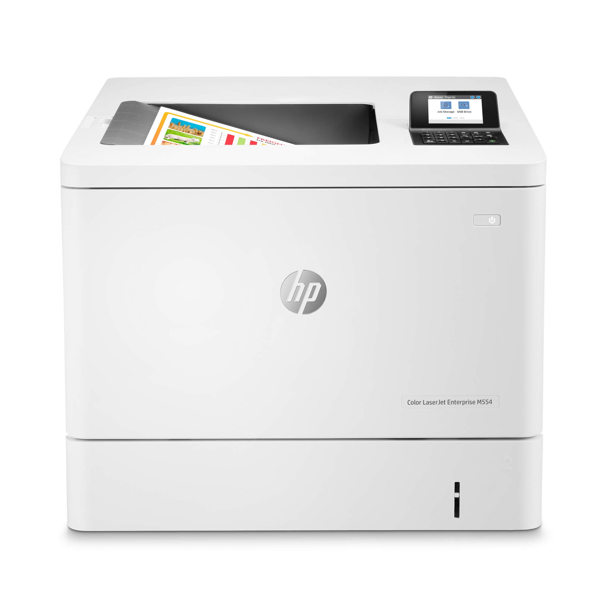 HP Color LaserJet Enterprise M554dn Duplex Printer (7ZU...