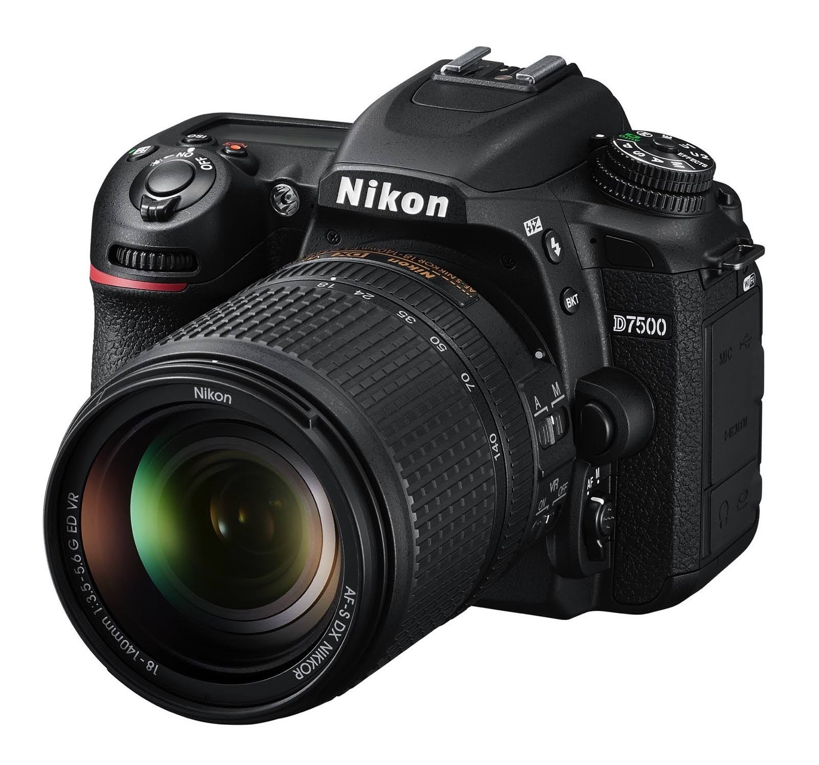 Nikon SLR digital de formato DX D7500 con lente VR de 1...