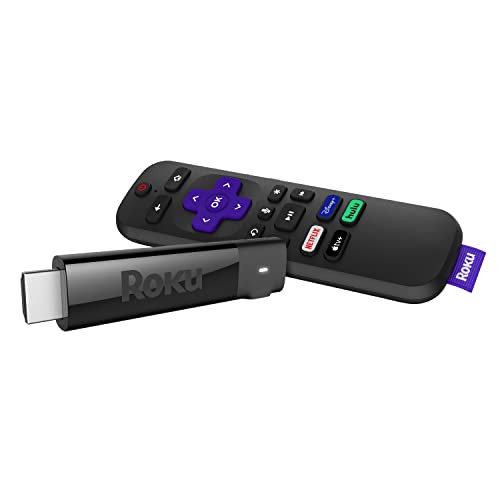 Roku Streaming Stick+ | Dispositivo de transmisión HD/4K/HDR con inalámbrico de largo alcance y control remoto por voz con controles de TV