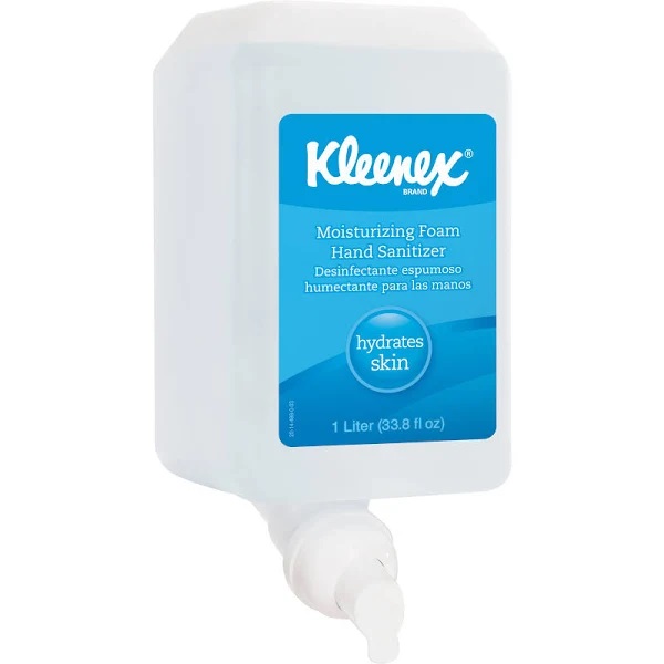 Kleenex Desinfectante de manos - espuma - cartucho - 0.3 gal - humectante - antibacteriano - transparente (paquete de 6)