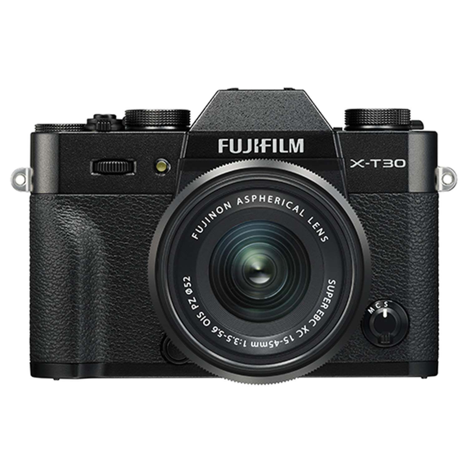 Fujifilm Cámara sin espejo  X-T30 con lente XC 15-45 mm f / 3.5-5.6 OIS PZ - Negro