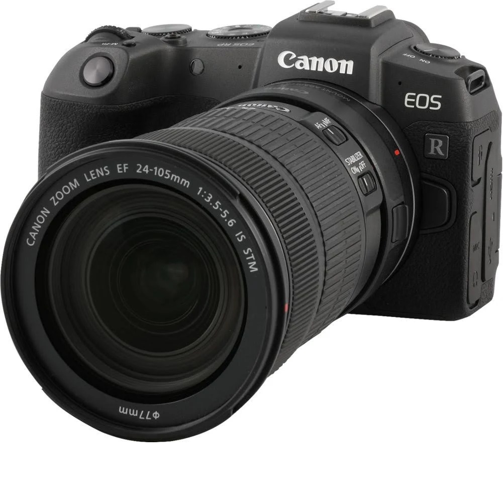 Canon USA Cámara sin espejo Canon EOS RP con lente EF 24-105 mm f / 3.5-5.6 IS STM y adaptador EF-EOS R