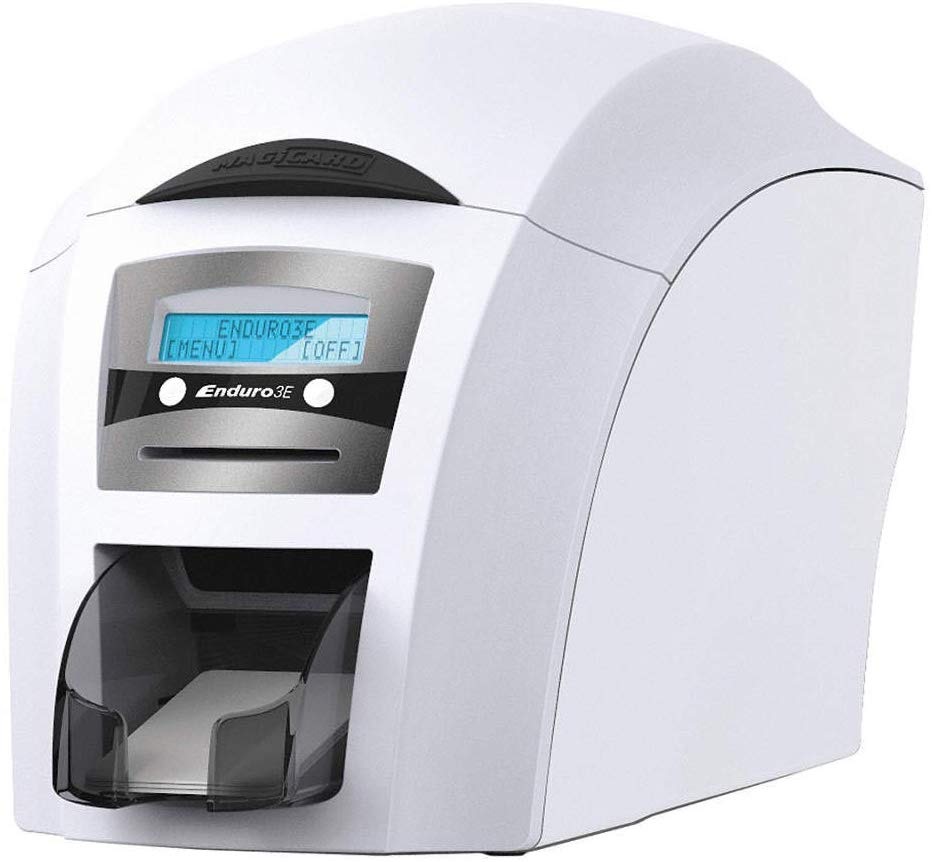 Magicard Impresora de tarjetas de identificación reescribibles con sublimación de tinta en color Enduro3E Duo - Dúplex